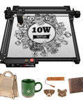 Laser Master 2 Pro S2 10W Desktop Laser Engraver And Cutter Boss Level Power High Precision Dual Fan Cooling on wood art