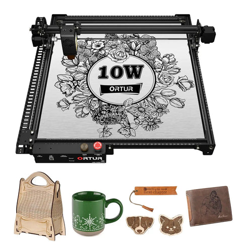 Laser Master 2 Pro S2 10W Desktop Laser Engraver And Cutter Boss Level Power High Precision Dual Fan Cooling on wood art