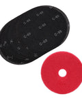 17 Inch Sanding Screen Discs For Wood Floors 60 Grit Black Silicon Carbide Mesh Sanding Screen Pack Of 10 Plus Buffer Pad
