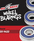 Rear Wheel Bearing Kit For Honda CRF150F 2003-2017, CRF230F 2003-2019, Yamaha TMAX XP500 2002-2011, XVS1100 V Star 1999-2001 Replacement Meets OEM Specs For Smooth, Reliable Wheel Spin. Part #25-1422 displayed with blue seals.