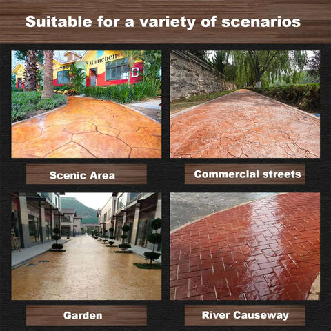 Reusable Concrete Walkway Mold For Paving Pavement Stepping Stone Pavers Large Size DIY Friendly Easy To Use Durable Polypropylene Cement Molds For Patio Lawn Garden Paths pathways in various scenarios like gardens and river causeways.
