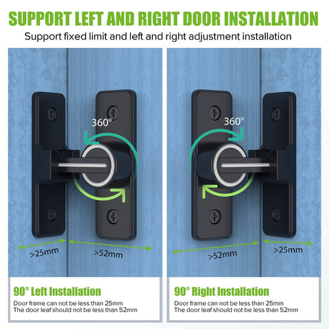 Heavy Duty 90 Degree Gate Latch For Barn Doors And Sliding Doors, Flip Latch Bolt Lock In Zinc Alloy With Matte Black Finish