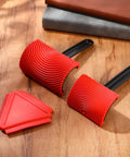 Must Have Set Of 3 Wood Graining Tools For DIY Texture Painting With Rubber Roller And Handles Includes Two Square Graining Heads And A Triangle Wood Grain Tool For Walls Cabinets Furniture And Home Decor Projects