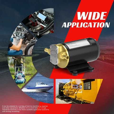 Heavy Duty 12 Volt Portable Oil Transfer Pump Handles All Gear And Engine Oil Swaps Without A Sweat Featuring A Self Priming Design for versatile applications.