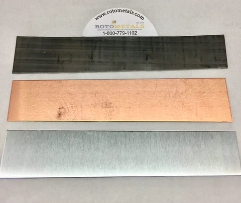 Three Electrode Strip Kit With Zinc Copper And Lead Electrodes 1 Inch By 5 Inch Each Lab Grade Metal Electrodes Sample Pack