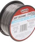 MIG Flux Core Welding Wire.035 NR-211 MP Innershield For Mild Steel, spool view, 1 lb can, fast freezing, smooth slag removal