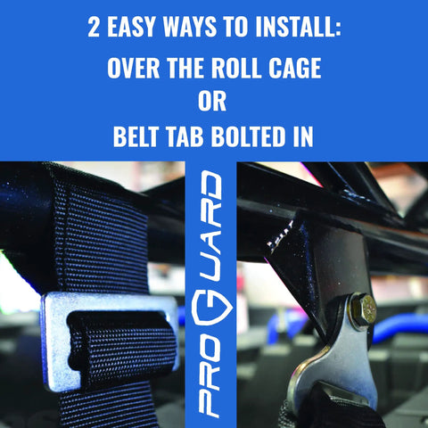 Blue 4 Point Harness With 2 Inch Straps For Universal UTV Off Road Use Built To Last Tough As Nails Heavy Duty Safety Harness Two Pack