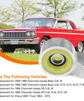 Chevy Impala Driveshaft Carrier Bearing Replacement Kit For 1958 To 1964 And GMC Truck 1963 To 1972 shown with red classic car
