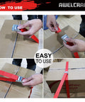 4 steps showing 8 Pack 1 Inch By 12 Foot Lashing Tie Down Straps With Cam Buckle 600 Lbs Breaking Strength Carrying Bag Red For Moving