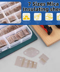 All In One 420 Piece Mica Insulation Pad Kit For TO 220 TO 3P TO 3PL And TO 3P11 Transistors with mica washers