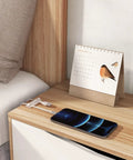 Clear Cable Clips Set With 15 Slots, Five Pack Self Adhesive Cord Management Organizers for tidy nightstand cable management