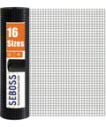 Tough As Nails Black Vinyl Coated Hardware Cloth One Quarter Inch Mesh Wire Fencing Roll, 4ft x 100ft, for chicken coops.