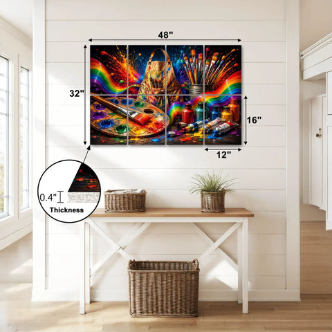 Colorful 8 Pack Self Adhesive Acoustic Panels Level Up Your Home Studio Setup Straight Fire Sound Absorbing Wall Tiles 48x32 inches.