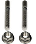 Heavy Duty M10-1.5x62mm Exhaust Flange Stud Kit With Nuts Set, stainless steel fasteners for automotive use.