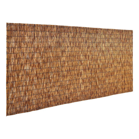 Natural Reed Fencing Roll 4 Ft By 16.4 Ft 3 Pack Outdoor Privacy Screen Panels For Balcony Patio Garden Backyard Durable Peeled Reed With Cotton Rope Reinforcement