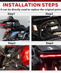 Tour Pack Power Tap Wiring Harness With Quick Disconnect installation steps for Harley Davidson Tour Pak 2014 2022