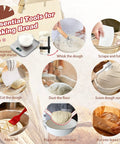 Ultimate Sourdough Starter Kit With Scale Glass Jar And Banneton Proofing Basket For Newbie Bakers Complete Bread Baking Supplies