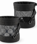 Two Pack Golf Ball Bags With Drawstring Nylon Mesh Pouches Quick Dry Ball Storage Bags For Practice And Training Shag Bag Organizer