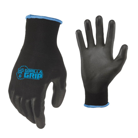 Never Slip Maximum Grip All Purpose Work Gloves For Men With Polymer Palm For Superior Wet Dry And Oily Condition Performance