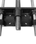 Heavy Duty Front Screw Bench Vise For Woodworking Shops Built Like A Tank Rock Solid Seven Inch Jaw Opening cast iron mounting plate with hardware.