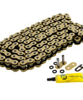 Honda Grom Drive Chain And Sprocket Combo 15T Front 34T Rear 420 X Ring Chain 106 Links with lubricant and master link clip