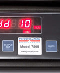 Digital display and controls of Precision Counting Scale for Bench Use with 50 Lb Capacity and 0.002 Lb Resolution.