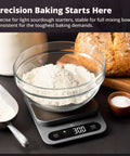Beast Mode Kitchen Scale For Bulk Cooking 22 Pound Digital Food Scale With 1 Gram Precision Stainless Steel Platform weighing flour