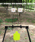 Versatile Three-Section Detachable Air Gun Target With Adjustable Paper Stand Compatible With.22 And.177 Caliber Pellets And BBs