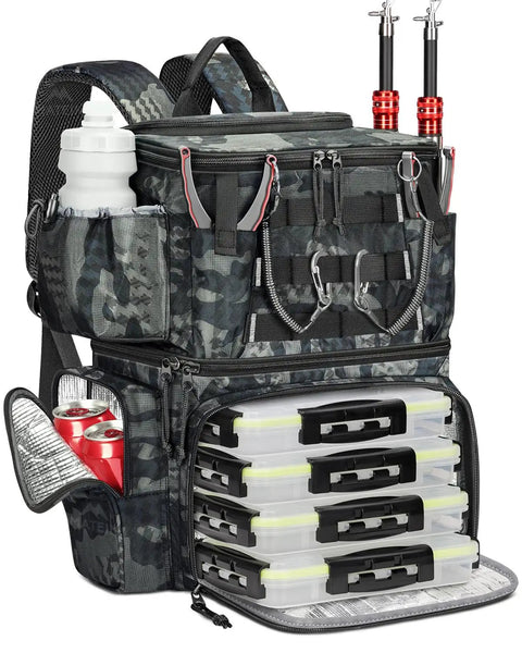 backpack tackle box cooler Matein Fishing with Reel has your back (literally) Scheels Outfitters Backpack Cooler Tackle
