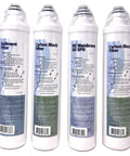Four filter cartridges for DIY Friendly 50 GPD Replacement Filter Kit For Pura Aquaflo Systems with Quick Change Filters.