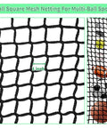 Beefy 10x10ft Heavy Duty Golf Practice Net With High Impact Nylon Netting For Driving Range And Backyard Hitting Sessions
