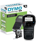 Grab And Go Portable Label Maker With Rechargeable Battery And Qwerty Keyboard, handheld printer with label tape and packaging.