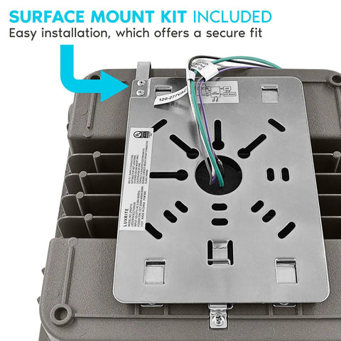 Canopy LED Light 70W 8890 Lumens 3 Color Temperature 3000K 4000K 5000K IP65 Waterproof Outdoor Ceiling Fixture mount kit