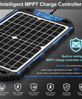 Image of Waterproof 12W 12V Solar Battery Charger And Maintainer With UltraSmart MPPT Charge Controller showing chip details.