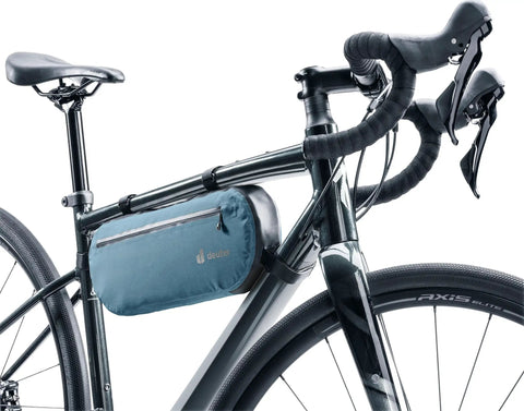 Cabezon FB 6 Frame Bag For Bikes, 6L Waterproof Storage Pack For Commuting And All Terrain Riding on bike frame, side view