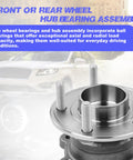 Close-up of Rear Wheel Hub Bearing Assembly For 2013-2019 Escape And 2015-2019 MKC with roller bearings and bolts