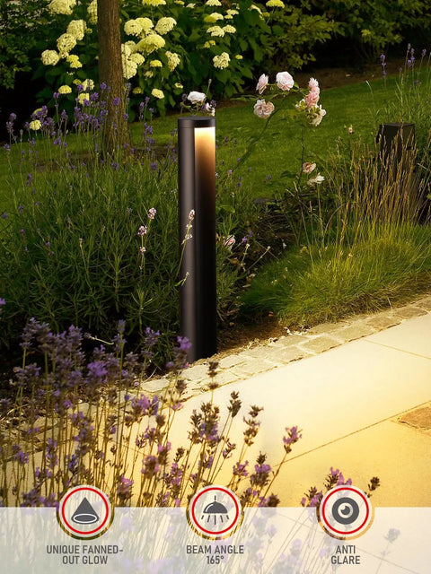 Low Voltage 5W Anti-Glare LED Path Lights With 5CCT Color Temperatures, Die Cast Aluminum Housing in garden, IP65 rated