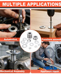600 Piece Flat Washers Set For Screws And Bolts 304 Stainless Steel Assortment Kit With 7 Sizes for multiple applications shown