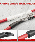 Adhesive-Lined Heat Shrink Tubing Kit Marine Grade 320 Pieces 3 To 1 Shrink Ratio Waterproof Electrical Wire Insulation
