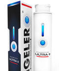 Ultra II Refrigerator Water Filter Replacement Compatible With EPTWFUO1 For PureSource Ultra II next to packaging box