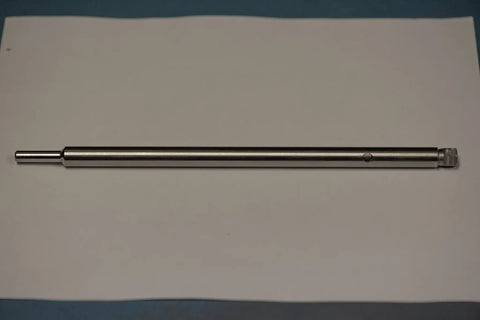 Heavy Duty 9 Inch Collet Extension For Die Grinders lying flat against a white background, showcasing its long reach and steel material.