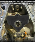 LS Camshaft Retainer Plate Gasket Bolt Kit For Gen III IV GM LS LT Engines Fits LS1 LS2 LS3 LT1 LT4 installed in engine