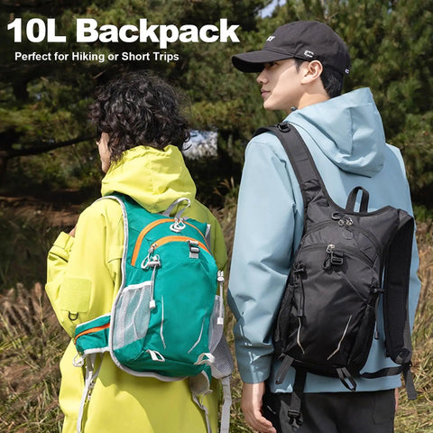 10L Ultra Light Hiking Daypack For Men And Women With Chest Strap Compact Mini Backpack for Outdoor Travel and Camping