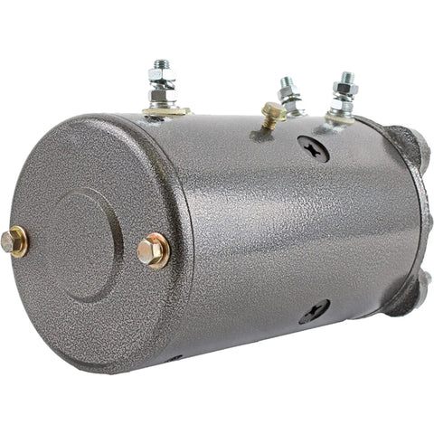 12 Volt 4.8 HP Bi Directional Winch Motor Replacement For Ramsey Tulsa Liftmore Pierce 46 4214 MUR6202 MUR6302 with bolts and connectors