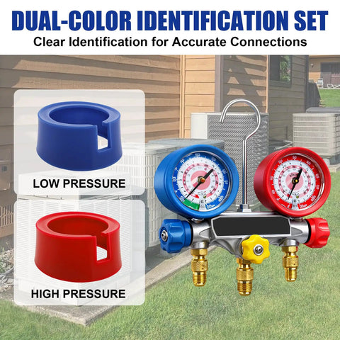 Gotta Have These Premium Rubber HVAC Gauge Boots That Fit Tight Around 3 1/8 Inch AC Manifolds To Shield Prized Refrigerant Dials From Rough Drops Solid Shop Quality Pack Of Two