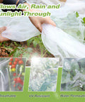 Pro Grade Garden Bug Netting 10x20 Feet Square Mesh Pest Barrier For Plants Vegetables Fruits Flowers And Trees Row Cover