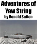 Cover image: "Autobiographical Aviation Memoir Of Ronald Yaw String Sutton Building Aircraft Flying Across America" with plane over peaks.