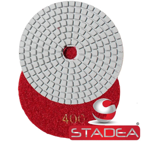 4 Inch Diamond Polishing Pads Wet Dry Set With 11 Diamond Pads And Backer Pad For Granite Concrete Marble Polishing Includes Grits 400