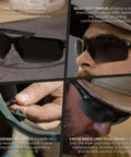 Tacana ANSI Z87.1 Safety Glasses for Men With Anti Fog Lenses, showing impact-resistant polycarbonate and adjustable nosepiece