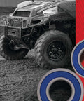 Yamaha Wheel Bearing Kit Replacement With Rubber Sealed Bearings ABEC3 High Speed Type TC Double Water And Dirt Protection